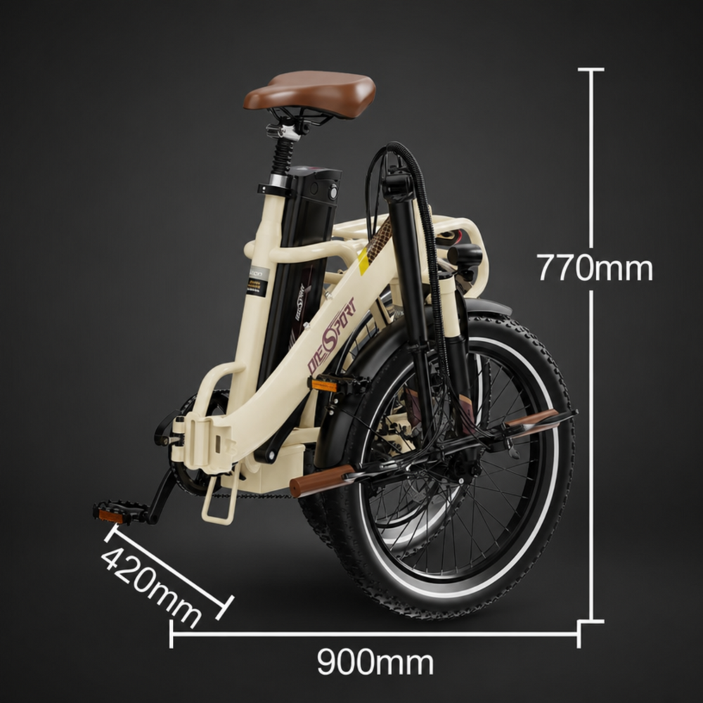 NomadRide MILANO – Fat E-Bike Pieghevole 20x4.0