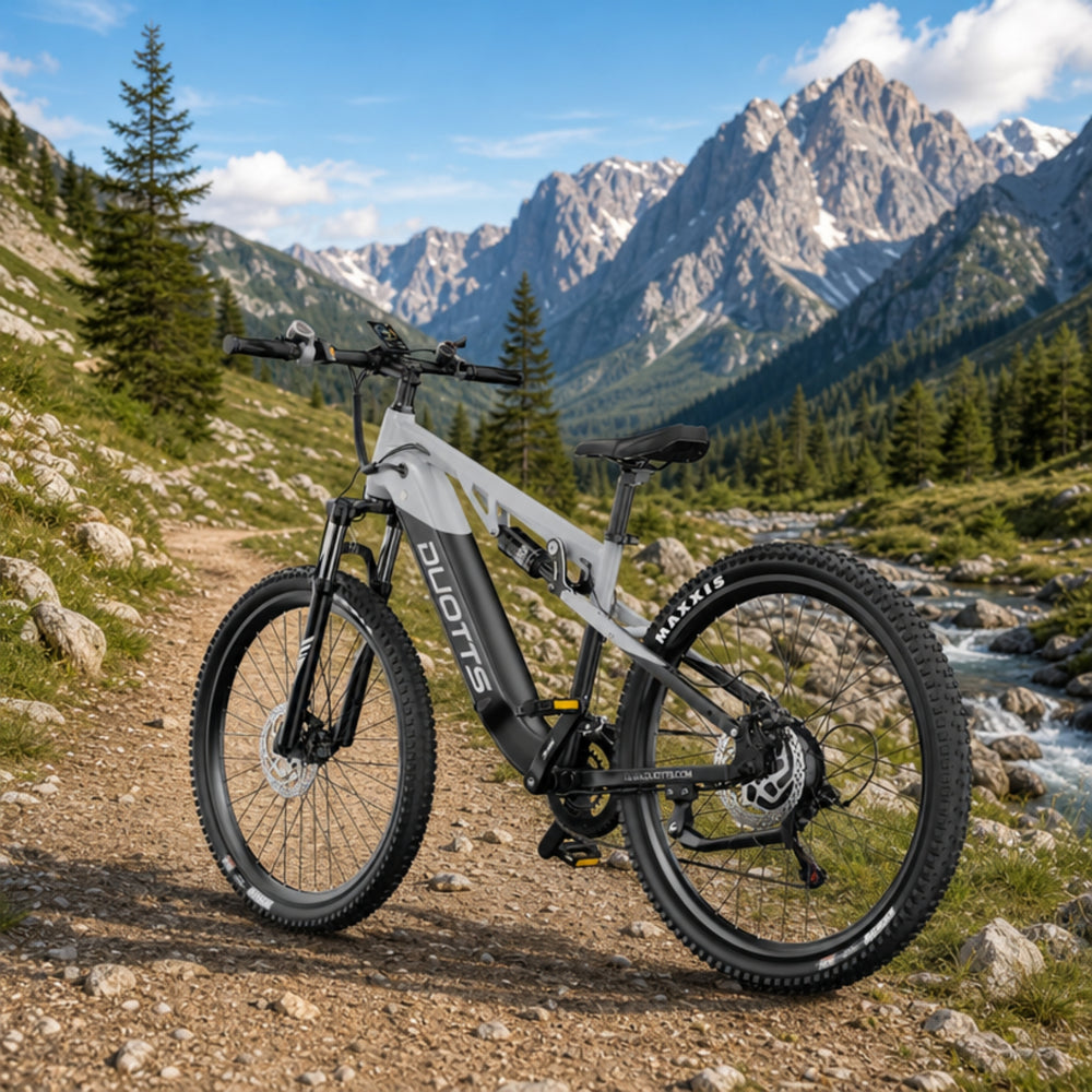 NomadRide ETNA – E-MTB Full Suspension 27.5” | Motore Bafang 50Nm, Sensore Torsionale, Freni Idraulici Shimano MT200 & Cambio 14v