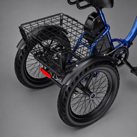 NomadRide VENEZIA – Triciclo Elettrico Pieghevole 3 Ruote | Motore 500W, Batteria 48V 15Ah & Ruote 18x3.0