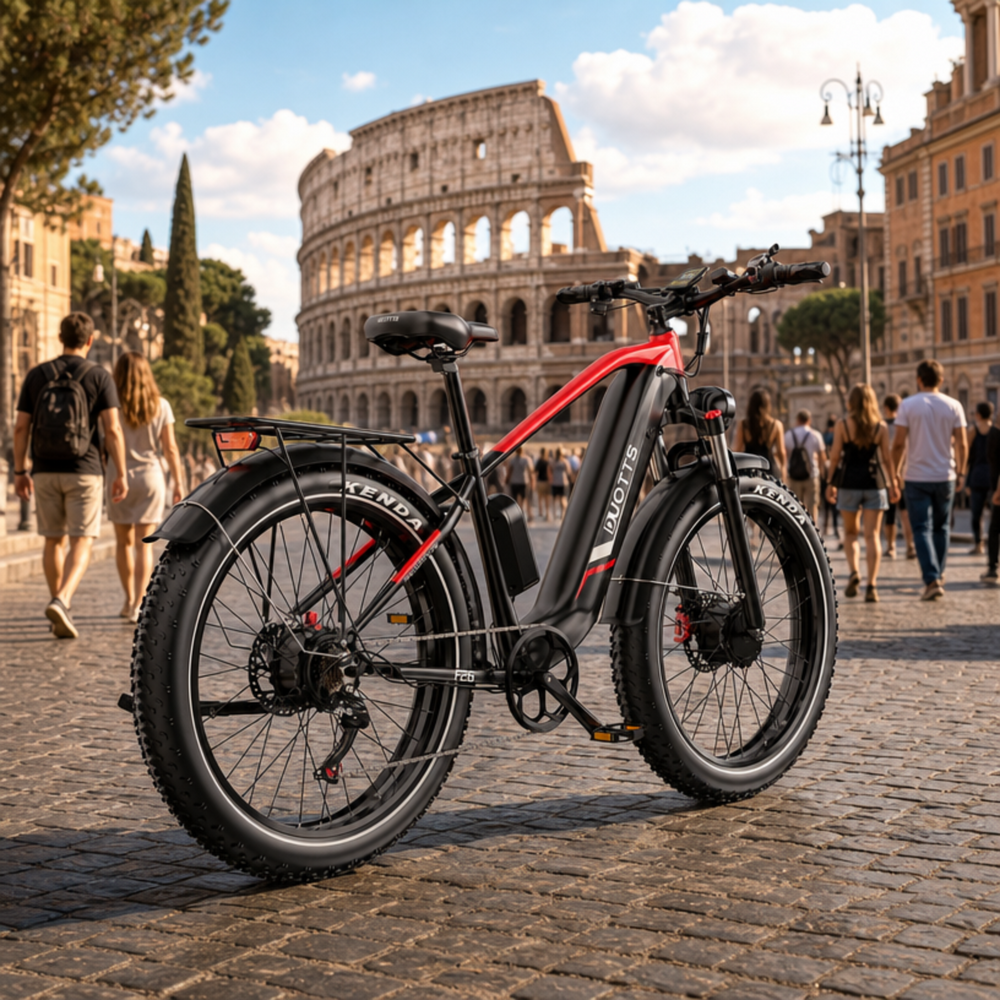 NomadRide E 29 ROMA – Fat E-Bike Dual Motor 2x750W (1500W Peak) | Batteria Samsung 48V 20Ah, Freni Idraulici & Ruote 26x4.0