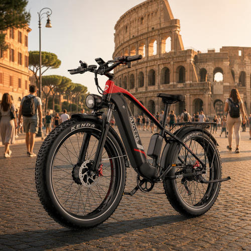 NomadRide E 29 ROMA – Fat E-Bike Dual Motor 2x750W (1500W Peak) | Batteria Samsung 48V 20Ah, Freni Idraulici & Ruote 26x4.0"