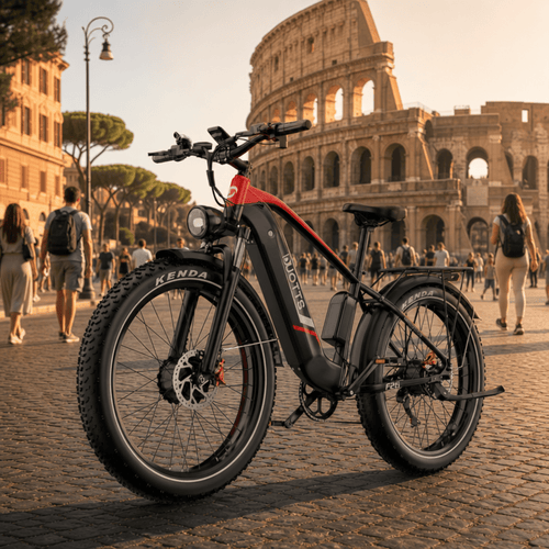 NomadRide E 29 ROMA – Fat E-Bike Dual Motor 2x750W (1500W Peak) | Batteria Samsung 48V 20Ah, Freni Idraulici & Ruote 26x4.0" - NOMAD RIDE